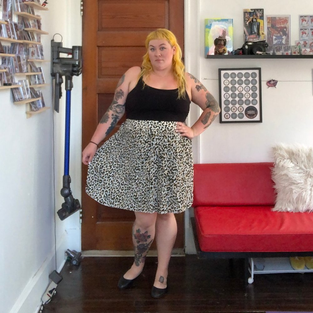 NWT! J. Crew leopard print midi skirt